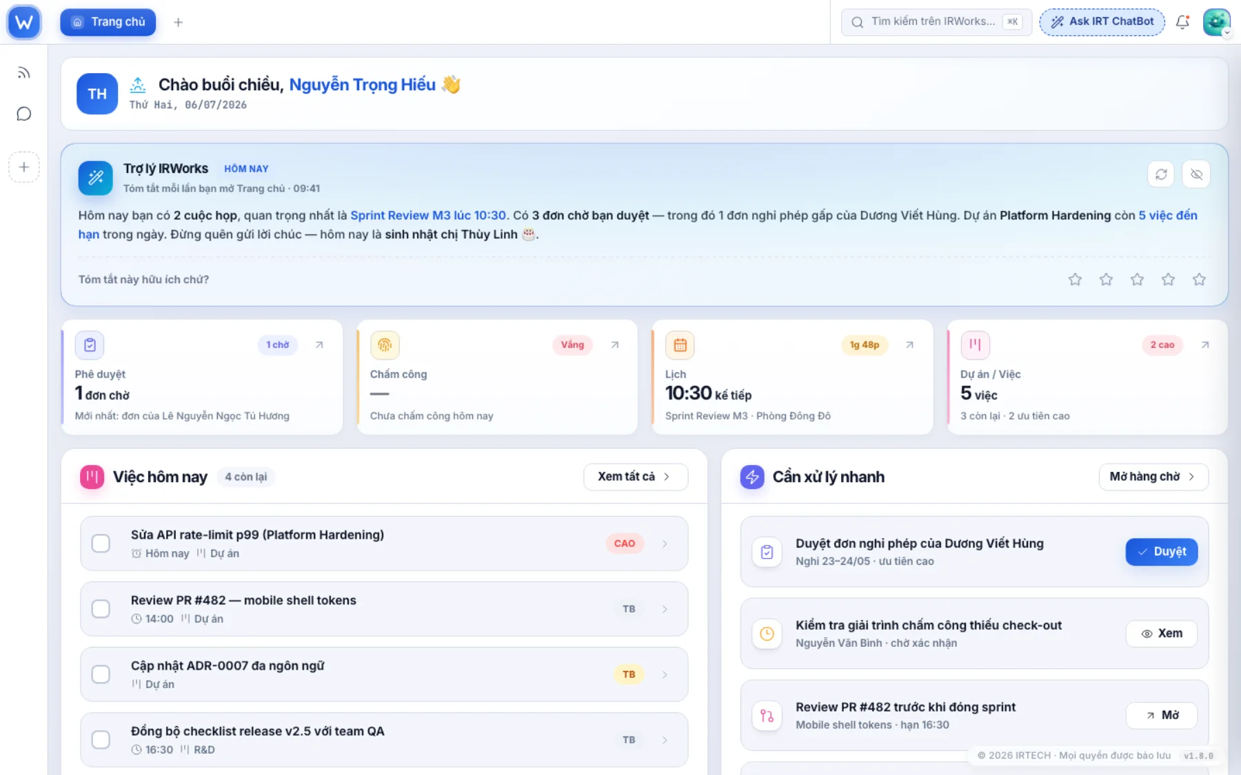 IRWorks — web